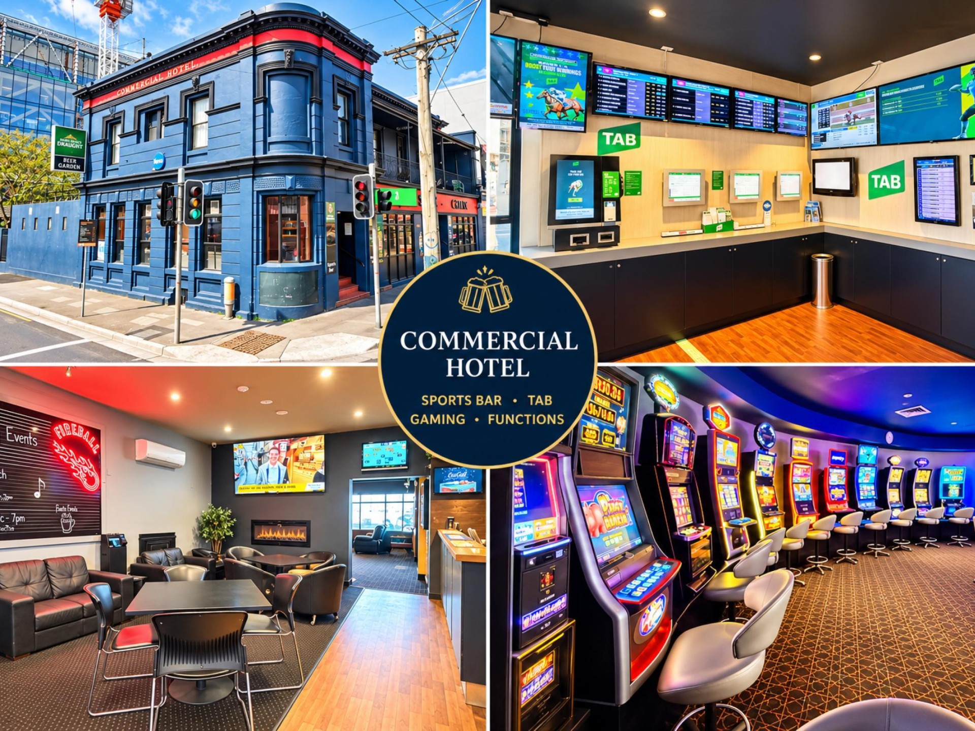Leasehold Profitable Launceston Pub 21 EGMs Keno Tab Bistro Growth Potential T/o $50K+weekly