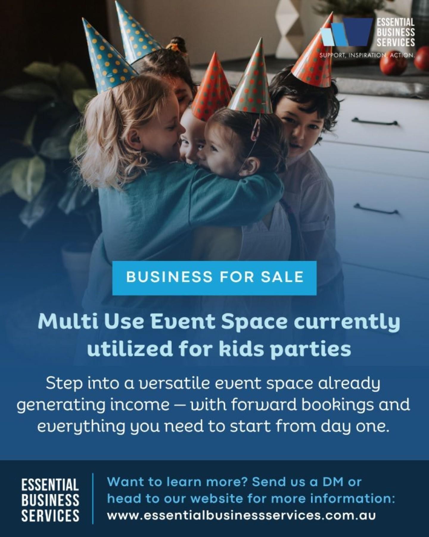 Multi Use Event Space currently utilized for kids parties