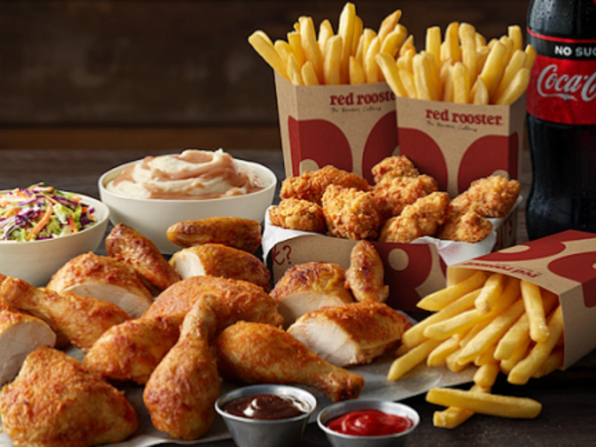 Red Rooster franchise - Far Outer Brisbane Northside! Lease until 2042! Near $33,500 per week TO!